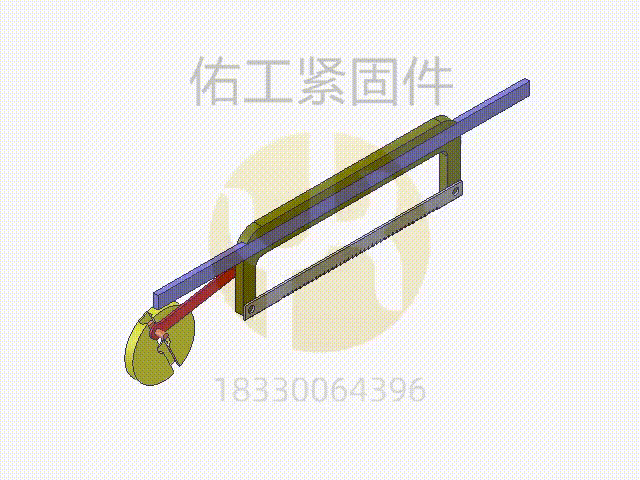 圖219 弓鋸床主運(yùn)動(dòng)機(jī)構(gòu).gif